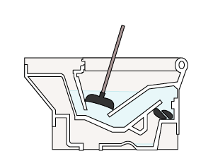 トイレ断面図